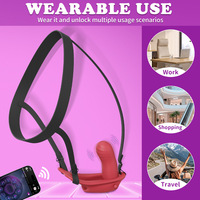 Vibrateur portable contrôlé par application pour femmes - Utilisation discrète en extérieur, stimulation interne et clitoridienne du point G