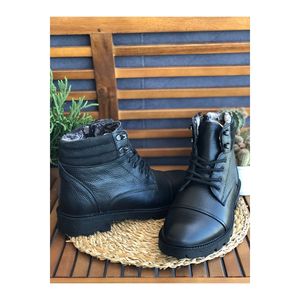 Stivali da uomo foderati in vera pelle - Product Image 3
