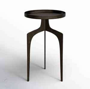 โต๊ะข้างกลมทำจากโลหะคลาสสิกหรูหราแบบโบราณโต๊ะโซฟาเฟอร์นิเจอร์ในบ้านปรับแต่งได้ตามต้องการ - Product Image 3