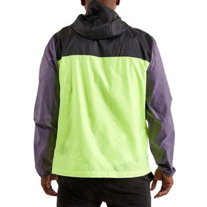 2024 nouveauté haute qualité longue fermeture éclair Streetwear coupe-vent veste légère OEM conception avec col montant coupe-vent - Product Image 6