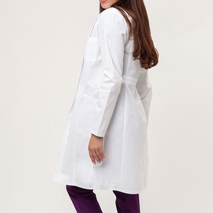 Manteau de médecin Scrubs Uniforme Chirurgical Workwear Blouse de laboratoire médical unisexe Blouse blanche d'hôpital - Product Image 3