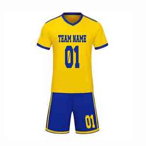 Nouveau design personnalisé de kit de maillot de football ample conception de maillot de football sans marque ensemble de maillot de football ensemble de t-shirts de football - Product Image 4