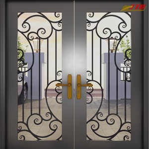 Portes d'entrée en fer personnalisées Artistiques, durables et parfaites pour les maisons et les villas de luxe fabriquées au Vietnam - Product Image 4