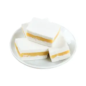 Export wholesales frozen assorted tapioca cake White and yellow color convenient frozen tapioca cake for microwave re-baked