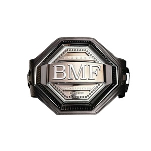Ceinture BMF personnalisée professionnelle du fabricant, légère, écologique, grande, en cuir, pour la lutte, la boxe, les arts martiaux, la WWF - Product Image 2
