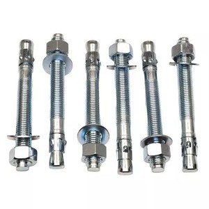 Ancrage de type cale M12x100mm Ancrage d'expansion en béton zingué Fastner pour construction CVC et montage solaire Accessoire de puissance - Product Image 1