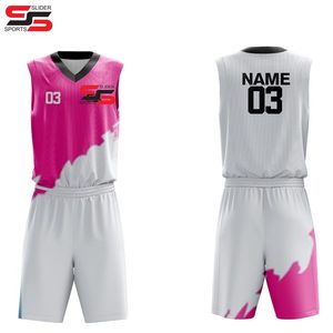 Jersey de baloncesto Ropa deportiva de nuevo diseño Uniforme de baloncesto naranja hecho a medida para niños adultos - Product Image 4