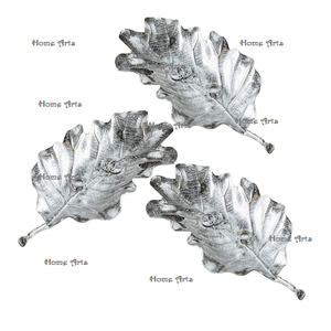 Lot de 3 plats de service en forme de feuille en aluminium de qualité supérieure pour fruits secs pour usage domestique et hôtelier - Product Image 5