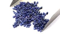 50 Pièces de Sodalite Naturelle Véritable de Haute Qualité, Pierres Semi-Précieuses Brutes de 2-4 MM, Effet Optique Étoilé, pour Bijoux