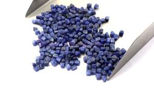 50 piezas de piedra cruda de sodalita genuina 2-4 MM Pequeña Piedra Preciosa en bruto de sodalita natural en bruto piedra preciosa semipreciosa suelta - Product Image 3