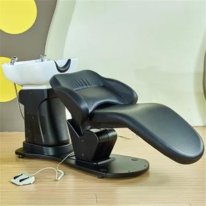 เก้าอี้สระผมไฟฟ้าหัวนวดสปาสุดหรูแชมพูแบบหมุนเวียนสำหรับร้านเสริมสวย - Product Image 2