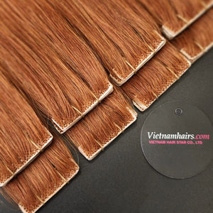 Extensión de cinta Invisible de alta calidad de cutícula completa de cabello humano virgen vietnamita 100% más vendido - Product Image 1