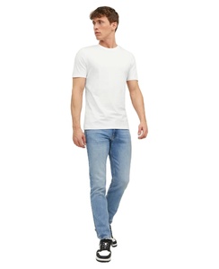Lettre personnalisée broderie imprimé hommes t-shirt à manches courtes couleur unie col rond coton polyester surdimensionné respirant coton chemises - Product Image 1