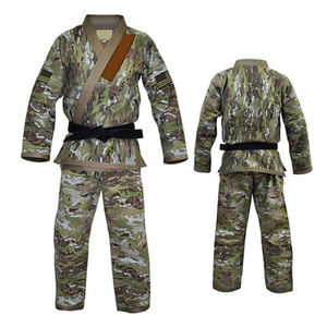 Bordado impresión sublimación MMA lucha boxeo entrenamiento Karate Taekwondo traje artes marciales Jiu Jitsu uniforme 2 uds ropa deportiva - Product Image 3