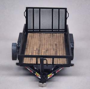 Remolque para Transporte de Autos, Remolque Utilitario Galvanizado con Caja Abatible - Product Image 1