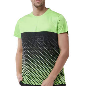 Slim Fit adultos uso al aire libre hombres sublimación Camiseta cuello redondo 2025 nuevo estilo hombres sublimación camiseta - Product Image 1