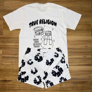 Conjunto de dos piezas de verano para hombre 2025 con camiseta fina transpirable de manga corta, conjuntos de pantalones cortos, camiseta y pantalones cortos sublimados para Unisex - Product Image 6