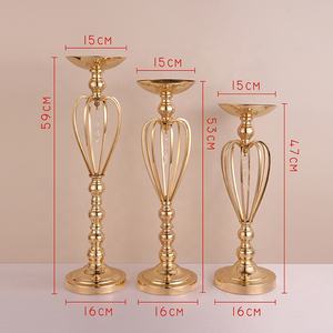 Ensemble de 3 vases à fleurs luxueux et tendance, brillance durable, rehausse l'attrait visuel des fleurs fraîches et séchées - Product Image 3
