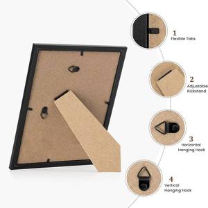 Cadre photo personnalisé en aluminium, verre et MDF, forme personnalisée, finition polie, couleur argent, fait à la main, tendance et élégant - Product Image 5