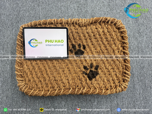 Tapis en fibre de coco artisanal pour animaux de compagnie, 100% fibre de coco, haute qualité, écologique et abordable pour vos animaux de compagnie, artisanat vietnamien - Product Image 5