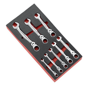 Jeu de clés à cliquet articulées Facom en pouces avec module en mousse - Product Image 2