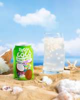 Tropi Coco Pure Natuurlijke Kokoswater van een toonaangevende fabrikant van frisdranken, 100% zuiverheid, gesteriliseerd, gefilterd, HACCP/ISO/HALAL gecertificeerd, 0,33L