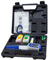 TECPEL PH-709 Stylo pH numérique portable Précision de 0,5 pH Plage de mesure de 0,0 à 14,0 pH Utilisation pour piscines et agriculture Garantie 1 an