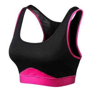 Sujetador Deportivo para Mujer, Top de Yoga Sólido, Sujetador Deportivo con Relleno y Espalda de Malla, Ropa Deportiva Activa, Ropa Deportiva para Correr, Sujetador Suave de Talla Grande - Product Image 1