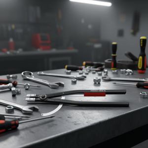 คีมตัดวงแหวนปลายตรง Hazet พร้อมกลไกปลดล็อคแบบรวดเร็วสำหรับวงแหวนล็อคด้านใน - Product Image 3