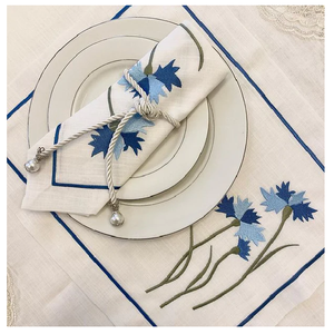 Venta al por mayor 100% algodón orgánico resistente al calor manteles decorativos personalizados impermeables restaurante uso doméstico certificado GOTS clásico - Product Image 4