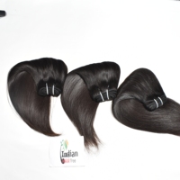 Extensions de cheveux humains indiens Remy 100% naturels, vierges, bruts, de donneur unique, cuticules alignées, lisses, noirs, prix de gros