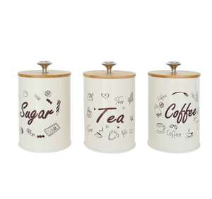 ภาชนะโลหะชุบสังกะสีมีสไตล์การออกแบบที่สวยงามทนทานเหมาะสำหรับห้องครัวที่จำเป็นและเคาน์เตอร์ - Product Image 5