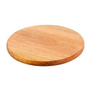 Dessous de verre rond en bois naturel personnaliser la taille faite à la main pour la vaisselle et les articles de cuisine en gros de haute qualité du Vietnam - Product Image 3