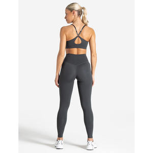 Venta al por mayor personalizado tormenta gris Allure Leggings favorecedor curvo cintura alta nueva y ropa activa moda gimnasio Leggings para mujeres - Product Image 6