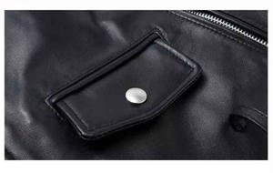 Professionnel hiver moto gilet respirant hommes unisexe en cuir noir véritable motard gilet Logo personnalisé décontracté sans manches conception - Product Image 5