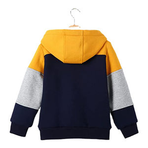 Sudadera con capucha extragrande de algodón de 370 g, con cremallera, estampada a medida, de forro polar, ecológica, de hombros caídos, para hombre, venta al por mayor - Product Image 2
