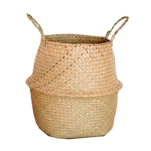 Panier de rangement en jonc de mer tissé à la main couleur personnalisée directement du fabricant du Vietnam - Product Image 1