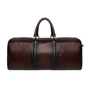 กระเป๋าเดินทางหนังแบบดัฟเฟิล ดีไซน์สั่งทำขายส่ง สีพื้น คุณภาพดี ราคาถูก - Product Image 3