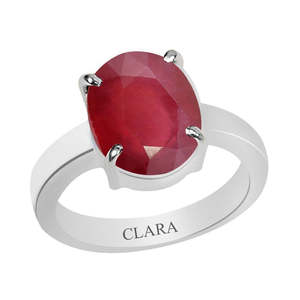 Anillos de Rubí Natural Certificado Manik Premium con Diamante de Corte Ovalado para Compromiso ¡Compre Ahora! - Product Image 1
