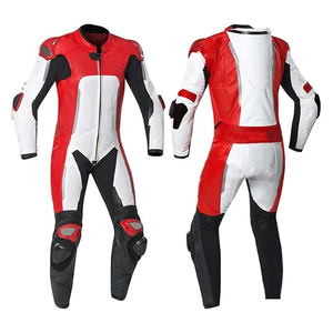 Traje de carreras a prueba de viento transpirable de cuero de vaca de primera calidad Unisex con protección CE equipo personalizado impreso ropa deportiva ajuste perfecto - Product Image 1