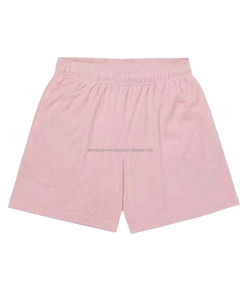 Pantalones cortos OEM 100% de algodón y lana para hombre, ropa de calle de felpa francesa con bordado personalizado para pedidos a granel, pantalones cortos ODM personalizados para hombre - Product Image 4