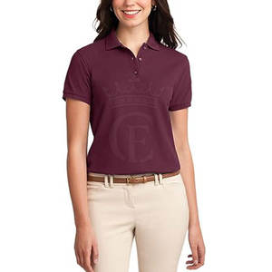 2025 nuevo estilo mujeres polos Material suave secado rápido transpirable alta calidad hombres mujeres Polo camisa - Product Image 1