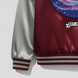 Vestes de baseball en chenille brodée de qualité supérieure pour hommes Nouveau design Veste universitaire en satin pour hommes en couleur personnalisée - Product Image 6