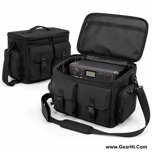 Ruggedized Heavy Duty 1000D Cordura Nylon Battery Station Bag <b>Solar</b> <b>Generator</b> Carrier Power Bank Storage Pack Case Portable Bags - Product Image 1