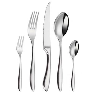 High Quality Stainless Steel <b>Flatware</b> <b>Set</b> Crafted for Balanced Feel Smooth Edges Eco-Friendly Dishwasher Safe Premium Table Use - Product Image 5