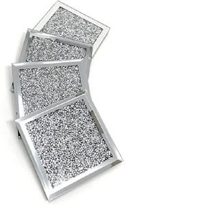 Ensemble d'ustensiles de cuisine en forme de fleur de 6 sous-verres en métal pour le thé, la Table basse, le dessous de verre décoratif - Product Image 2