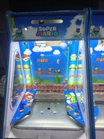 Nouvelle conception Super Mario : Machine de jeu électronique à pousse-monnaie de haute qualité avec accepteur de billets et de pièces de monnaie (quarts)