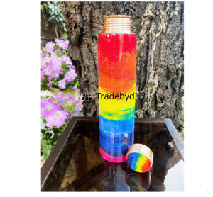 Botella de cobre de estilo ecológico que combina beneficios tradicionales para la salud y artesanía de alta gama de Tradebyd - Product Image 6