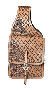 Bolsas de sillín de salto ecuestre de cuero genuino de alta calidad, ropa de equitación occidental mecanizada a mano para caballos - Product Image 2