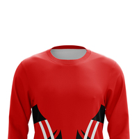 Camiseta de fútbol personalizable para hombre y mujer, ropa de manga larga cómoda de Color sólido para ambos sexos